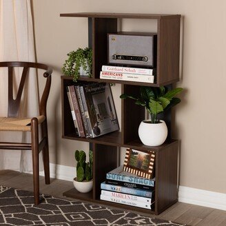 Contemporary Brown and Grey Shelf