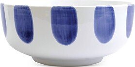 Santorini Dot Large Footed Serving Bowl-AC