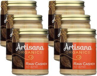 Artisana Organics Raw Cashew Nut Butter - Case of 6/8 oz