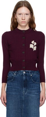 Burgundy Newton Cardigan