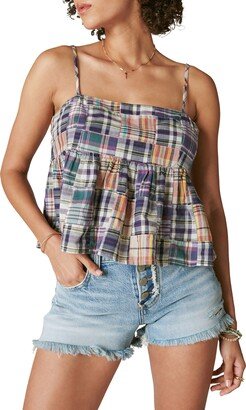 Heritage Patchwork Plaid Babydoll Camisole