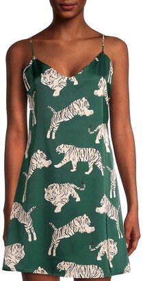 Averie Sleep Safari Starry Nights Zola Tiger-Print Nightdress