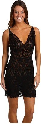 Retro Plunge Chemise (Black) Women's Lingerie