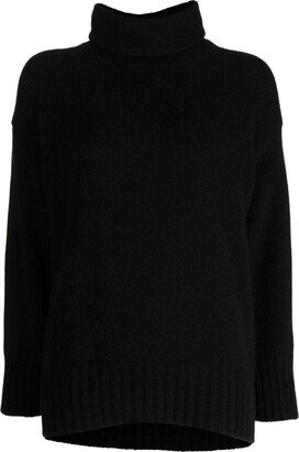 Roll-Neck Cashmere Jumper-AK