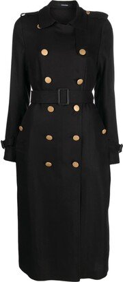 Double-Breasted Trench Coat-BA