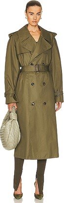 Trench Coat in Green
