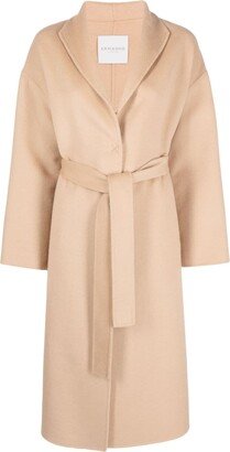 ERMANNO FIRENZE Belted-Waist Long Coat