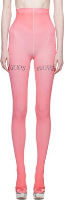 Praying Pink 'God's Favorite' Tights