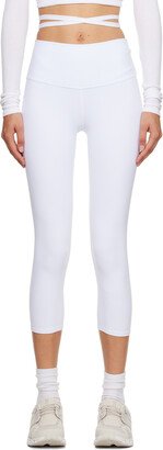 White Airbrush Leggings