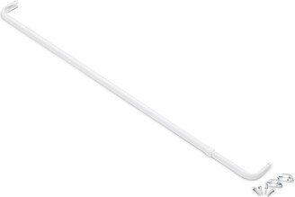 Fantasia Single Curtain Rod 2.5 Projection - White