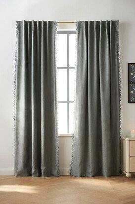 Luxe Linen Blend Blackout Curtain-AA