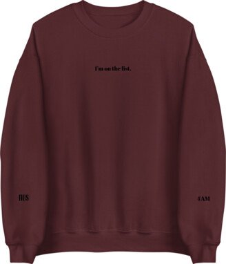 Nus On The List Sweatshirt - Red