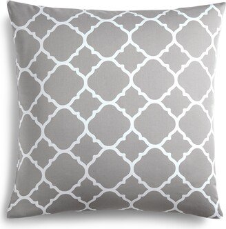 Damask Designs Geometric Dove Sham, European, Created for Macy's