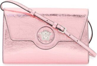 La Medusa Metallic Crossbody Bag