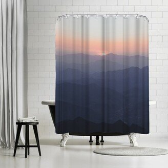 71 x 74 Shower Curtain, Huanghuacheng China by Luke Gram