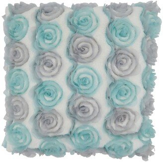 Saro Lifestyle Rose Wedding Cake Throw Pillow