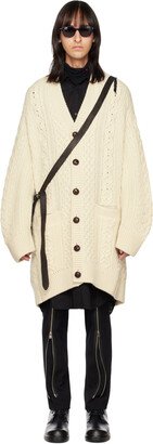 Off-White Cable Knit Cardigan