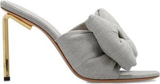 Allen Bow Detailed Heeled Mules
