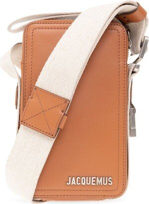 Le Cuerda Vertical Grosgrain Crossbody Bag-AA