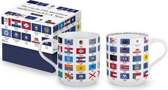 19oz Porcelain Votes For Women State Flag Mug