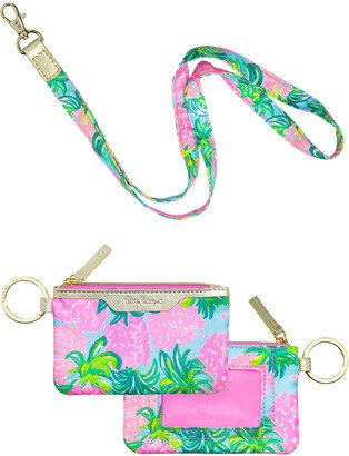 Pineapple Shake ID Case & Lanyard