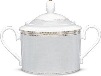 Linen Road Sugar Dish with Cover