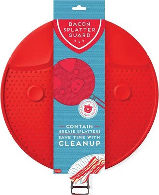 Silicone Bacon Grease Splatter Guard, 13 inch, Red