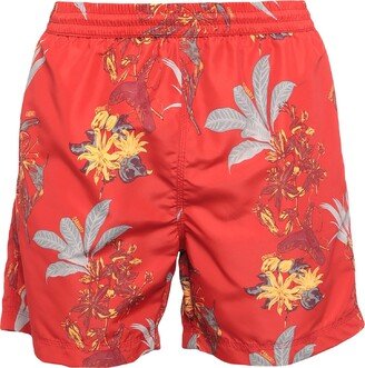 Swim Trunks Red-AB