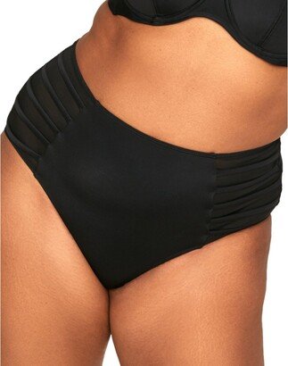 Adore Me Plus Size Enisa Swimwear High-Waist Bikini Bottom