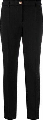 Mid-Rise Slim-Fit Trousers-AD