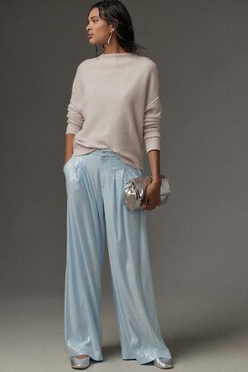 The Avery Pleated Wide-Leg Trousers by Sequin Edition Pants