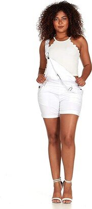 YDX Smart Jeans Summer Denim Bermuda Shorts Ripped Distressed Torn (Comfy White) Women's Jumpsuit & Rompers One Piece