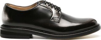 lace-up leather Oxford shoes-AE