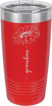 Grandma Sunflower Laser Engraved Travel Mugs, Can Be Personalized, 20 Oz. Polar Camel, Insulated, Stainless Steel, Gifts, Nana Mug