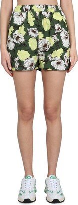 Floral Printed High Waist Shorts