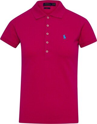 Pony Embroidered Short-Sleeved Polo Shirt