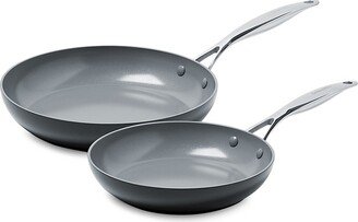 Valencia Pro Ceramic Non-Stick 2-Piece Fry Pan Set