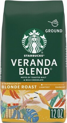 Blonde Light Roast Ground Coffee — Veranda Blend — 100% Arabica — 1 bag (12 oz.)