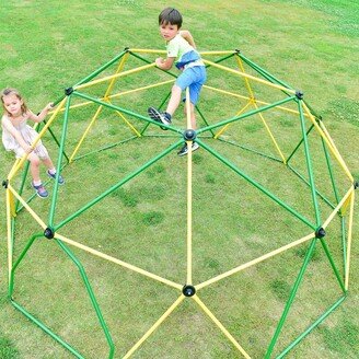 Aoolive Kids Climbing Dome Tower, 12 ft Jungle Gym Geometric Playground Dome Climber Monkey Bars Play Center