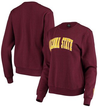 Women's Maroon Arizona State Sun Devils Campanile Pullover Sweatshirt