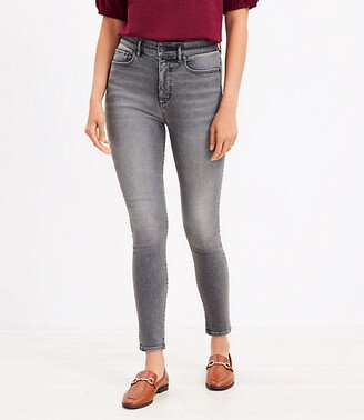 High Rise Sculpt Jeggings in Light Grey Wash