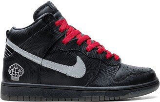 Dunk High leather sneakers