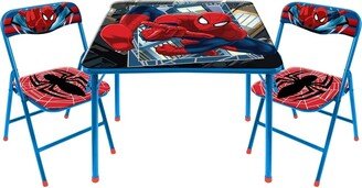 Spiderman 3 Piece Activity Square Table and Chair Set