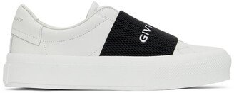 White & Black City Court Slip-On Sneaker