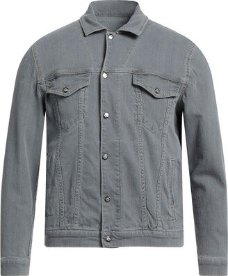 LUIGI BORRELLI NAPOLI Denim Outerwear Dove Grey