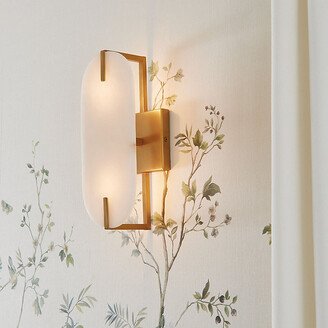 Rose 2-Light Alabaster Sconce