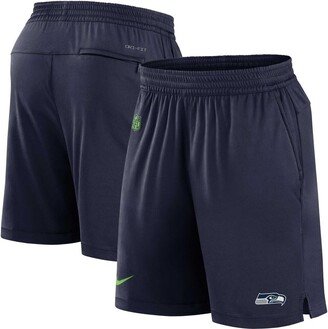 Men's College Navy Seattle Seahawks Sideline Performance Shorts