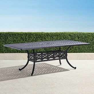 Carlisle Rectangular Cast-top Dining Table in Onyx Finish