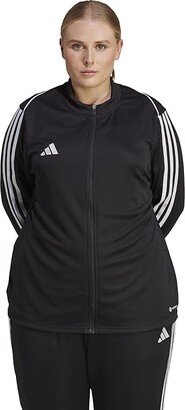 Plus Size Tiro 23 League Training Jacket (Black) Women's Clothing