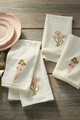 Forest Mushroom Napkins, Set of 4